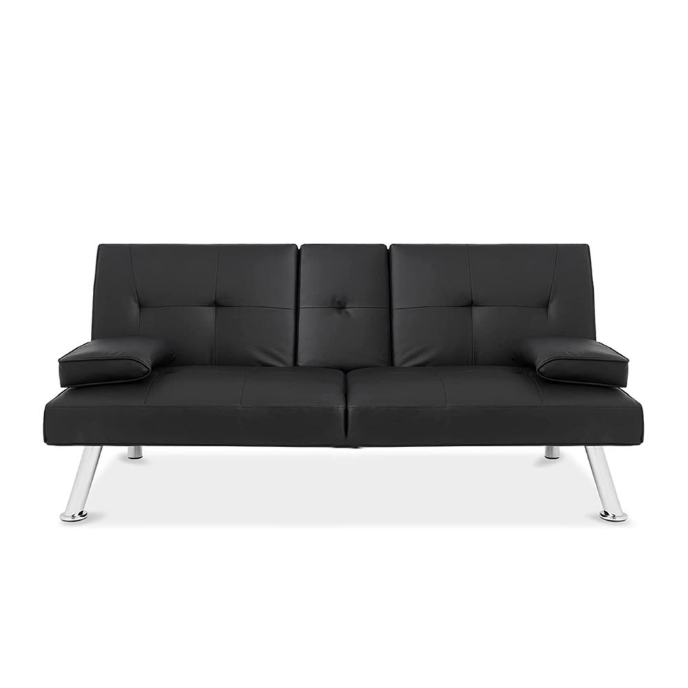 Foto 6 pulgar | Sofá Cama Vanlig Loveseat color Negro