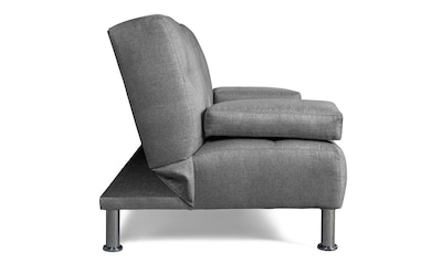 Foto 4 | Sofá Cama Caroli con Portavaso color Gris
