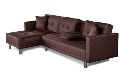Foto 2 | Sala Modular Reversible Cosmic Harper color Chocolate