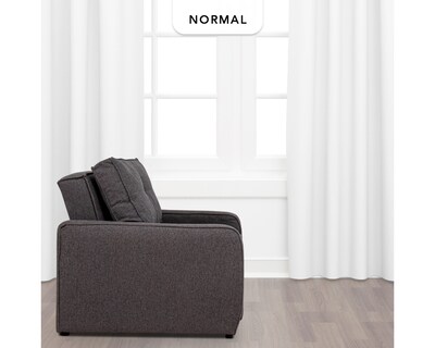 Foto 5 | Sillón Cama Cosmobel Mane color Grafito de Tela