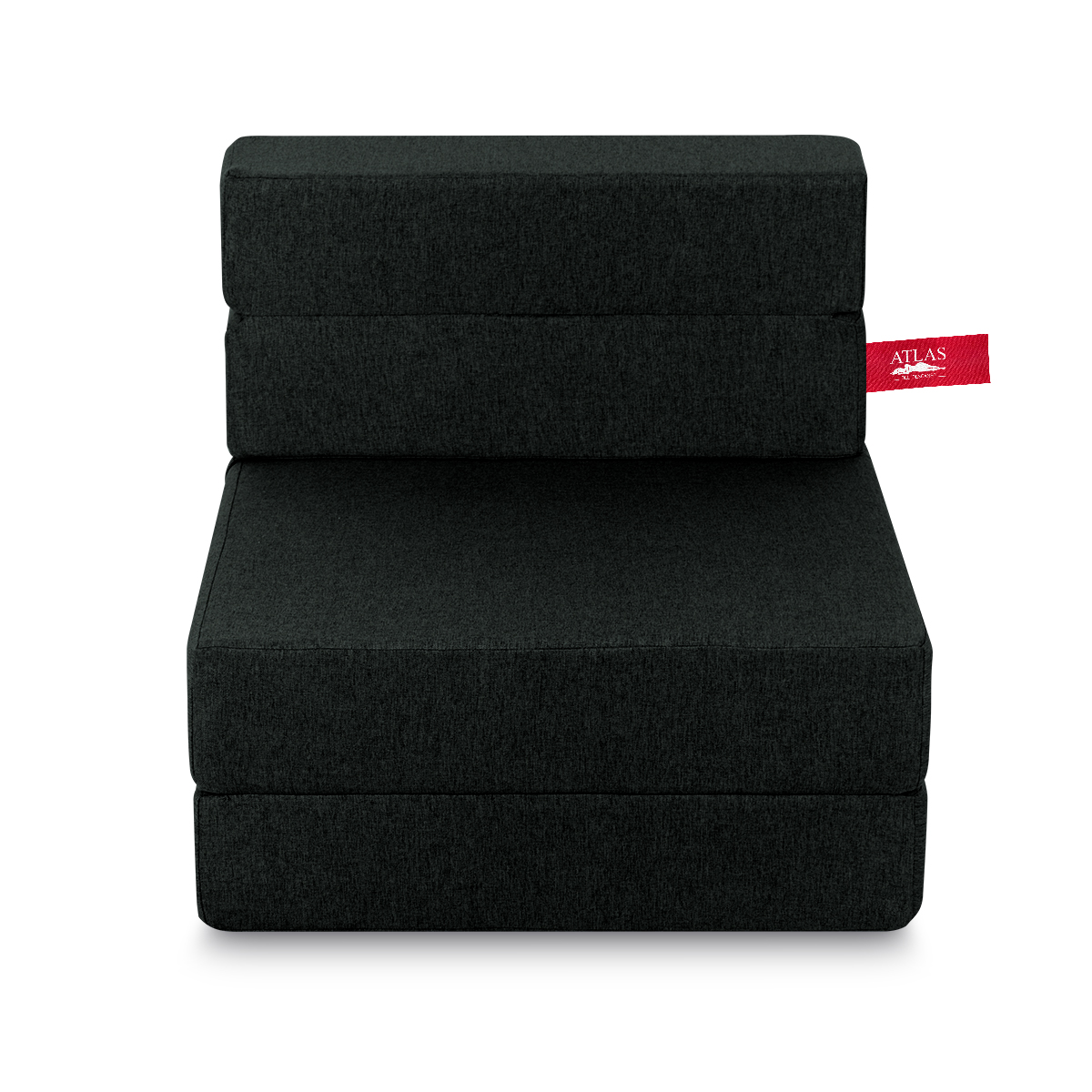 Sofá Cama Plegable Individual Atlas Basics color Gris