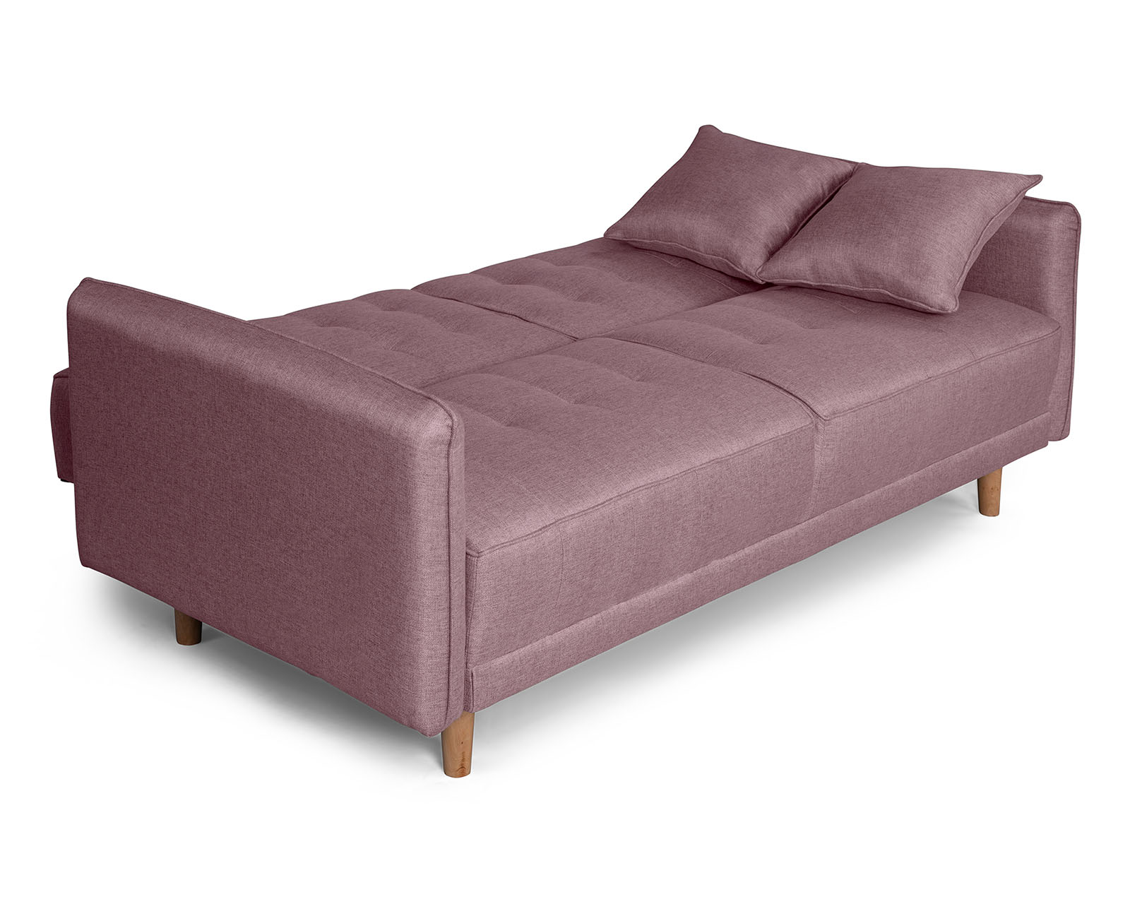 Foto 3 | Sofá Cama Makora Prince Rosa Con Tecnología Beehive Airflex Foam