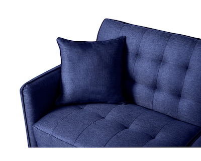 Foto 4 | Sofá Cama Prince Azul con Tecnología Beehive Airflex Foam