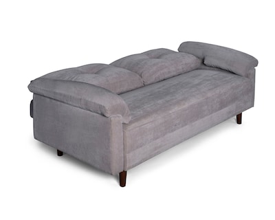 Foto 3 | Sofá Cama Makora Branson Gris Claro con Tecnología Beehive Airflex Foam