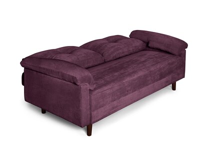 Foto 4 | Sofá Cama Branson Makora con Tecnología Beehive Airflex Foam color Morado