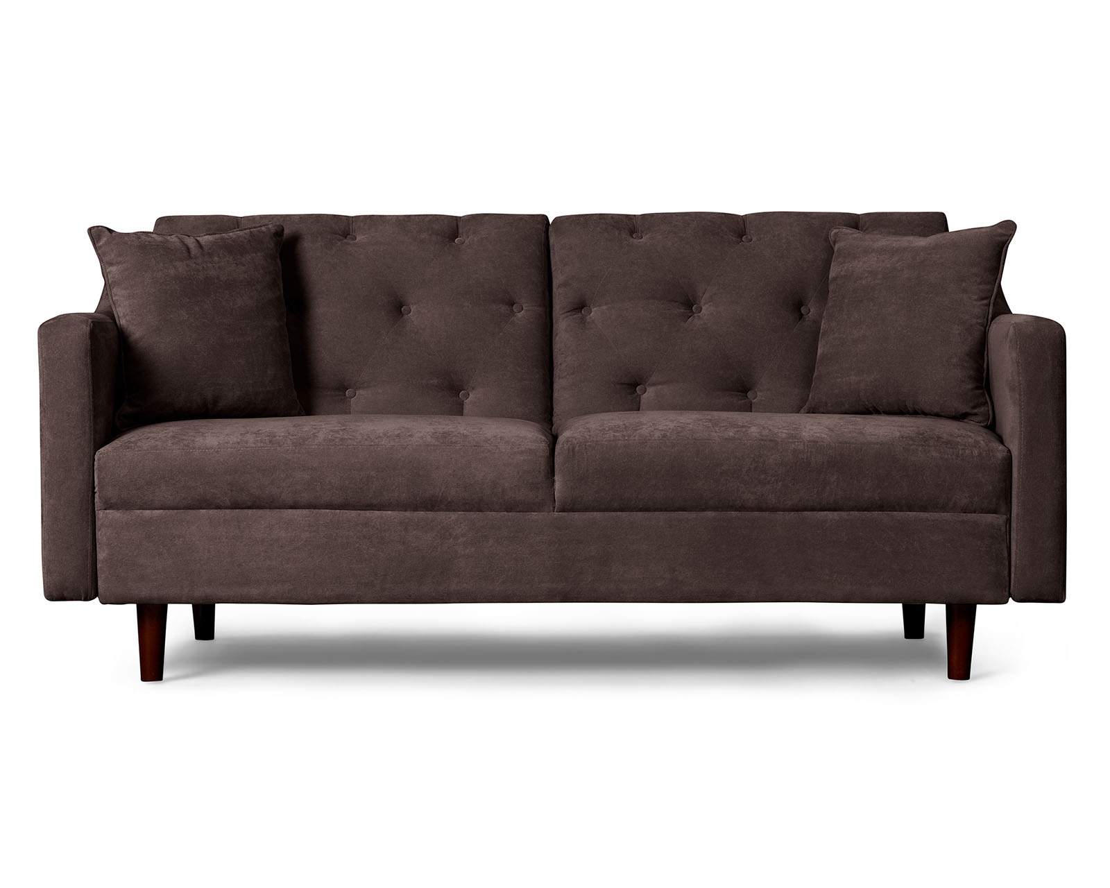 Sofá Cama Jagger Makora con Tecnología Beehive Airflex Foam color Chocolate