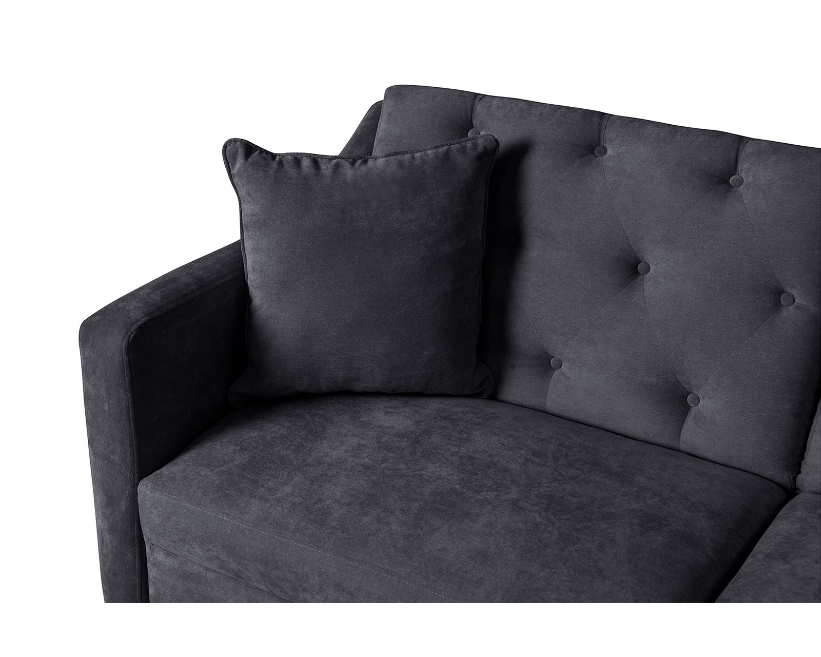 Foto 4 | Sofá Cama Makora Jagger Gris Oxford con Tecnología Beehive Airflex Foam