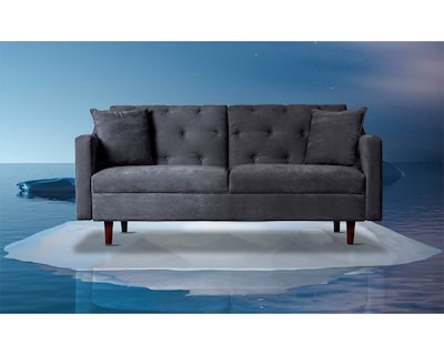 Foto 5 | Sofá Cama Makora Jagger Gris Oxford con Tecnología Beehive Airflex Foam