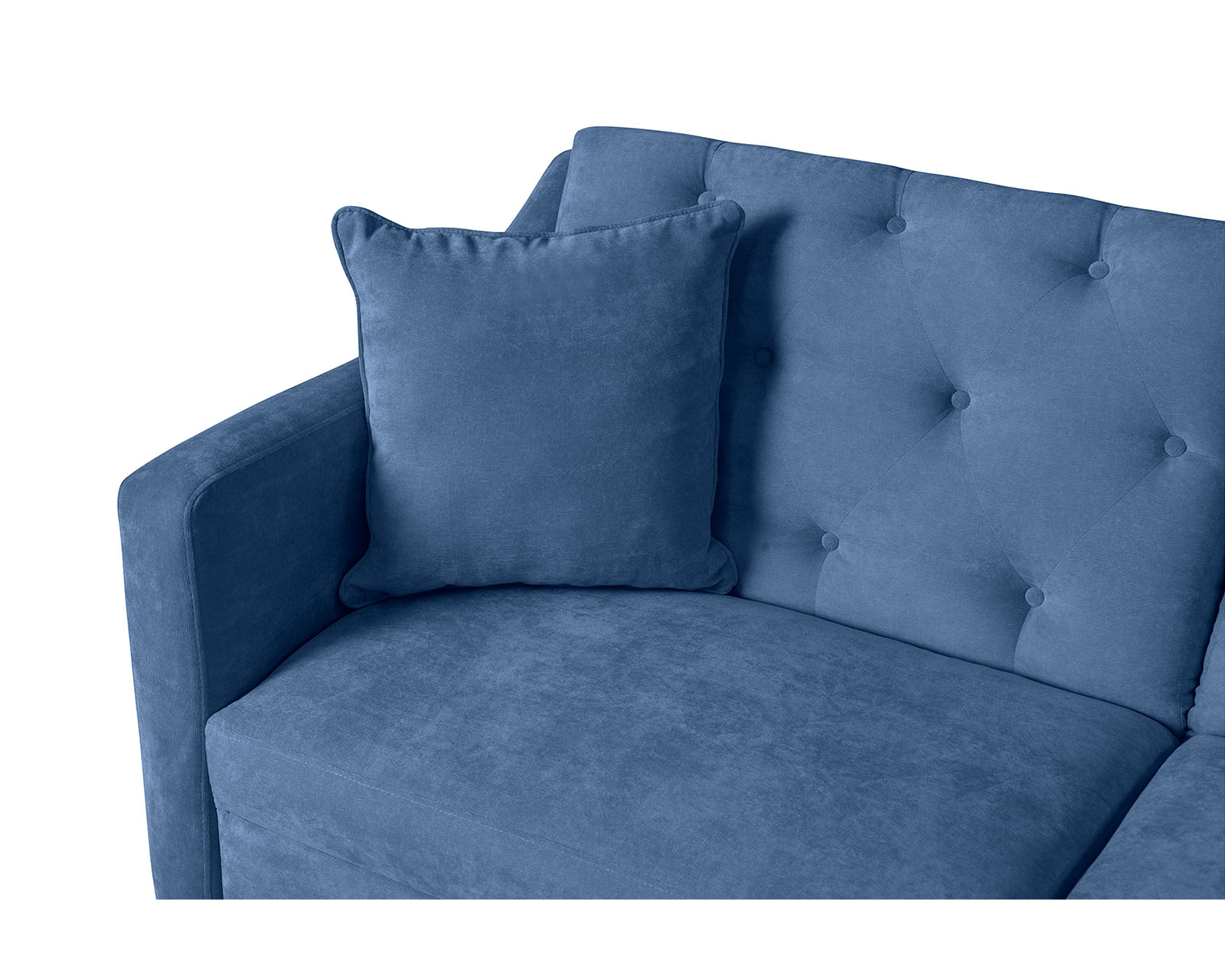 Foto 5 pulgar | Sofá Cama Makora Jagger Azul con Tecnología Beehive Airflex Foam