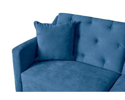 Foto 4 | Sofá Cama Makora Jagger Azul con Tecnología Beehive Airflex Foam