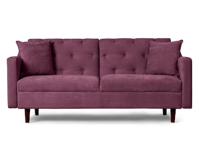 Foto 1 | Sofá Cama Makora Jagger Morado con Tecnología Beehive Airflex Foam