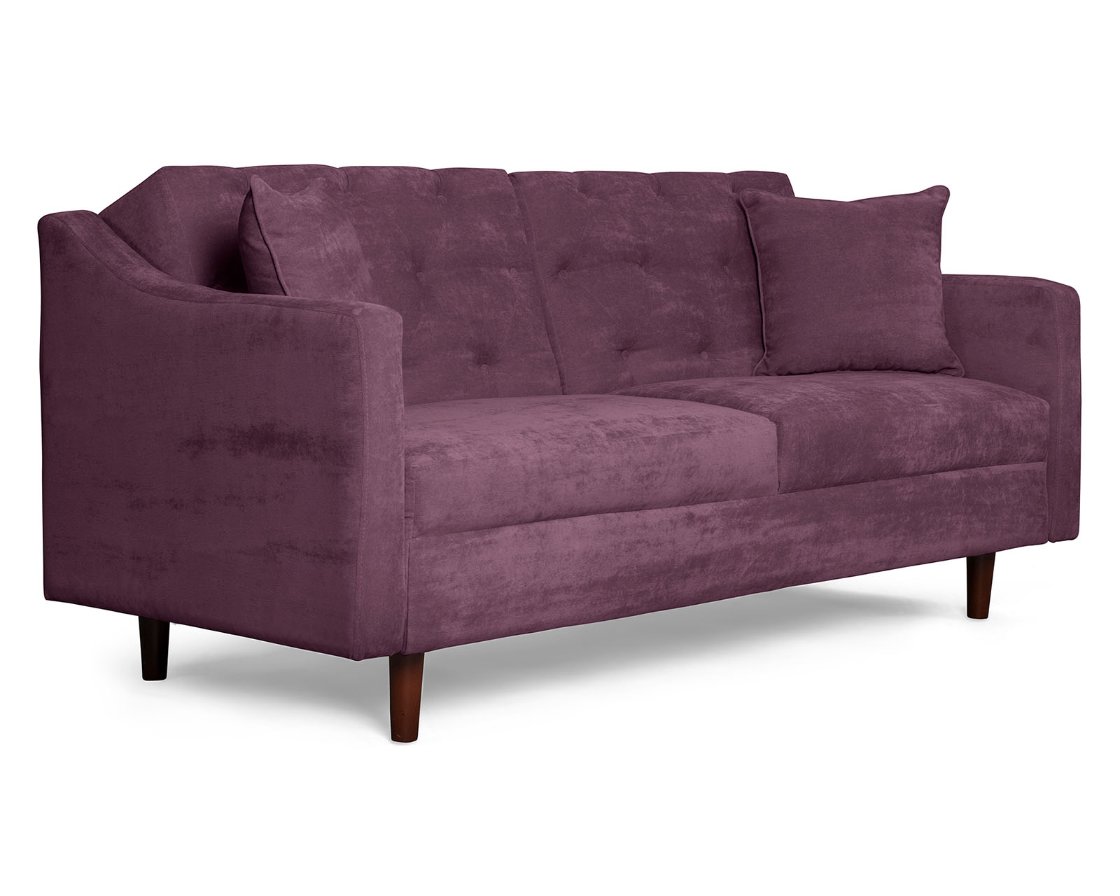Foto 3 pulgar | Sofá Cama Makora Jagger Morado con Tecnología Beehive Airflex Foam