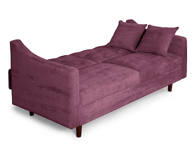 Foto 3 | Sofá Cama Makora Jagger Morado con Tecnología Beehive Airflex Foam