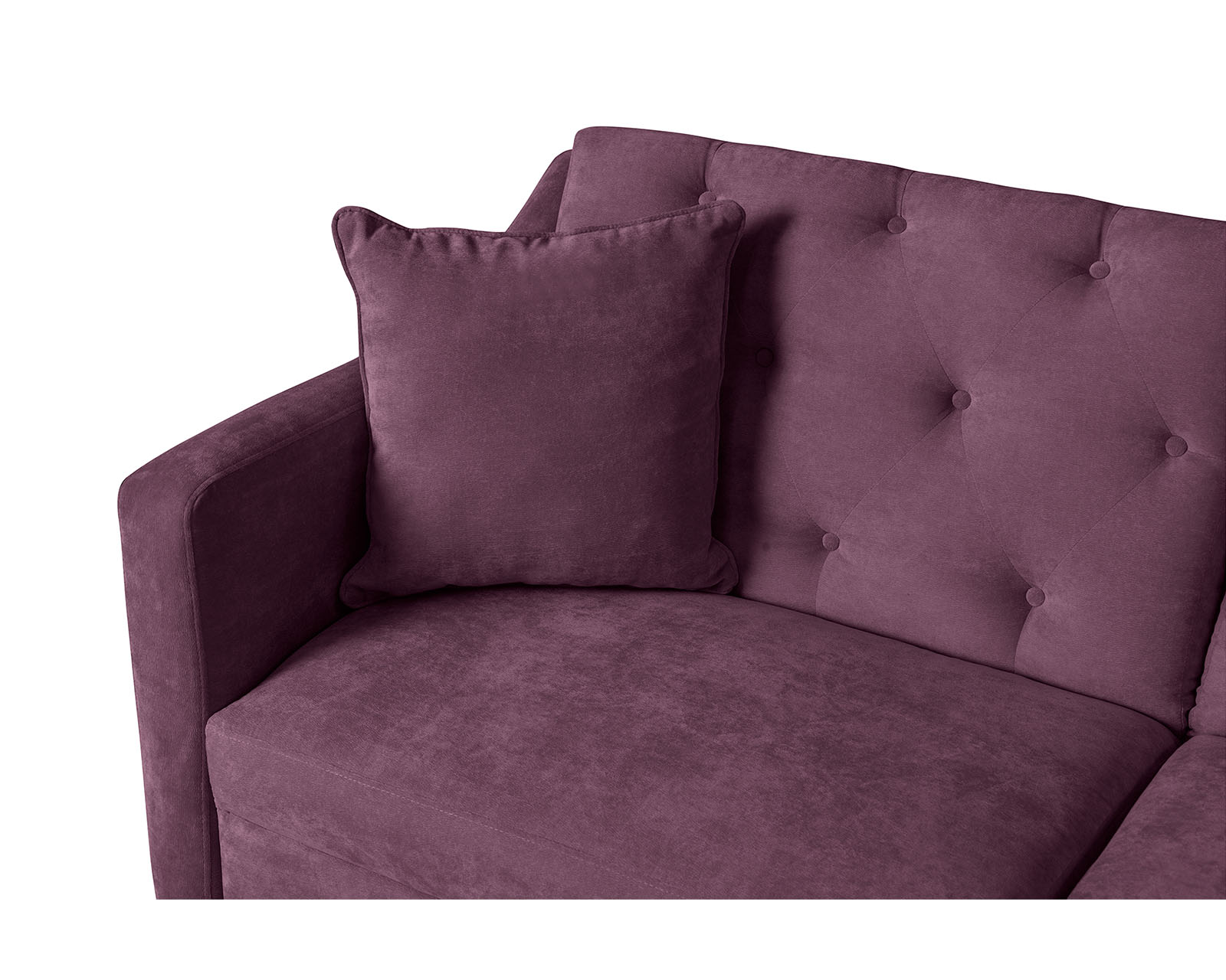 Foto 5 pulgar | Sofá Cama Makora Jagger Morado con Tecnología Beehive Airflex Foam