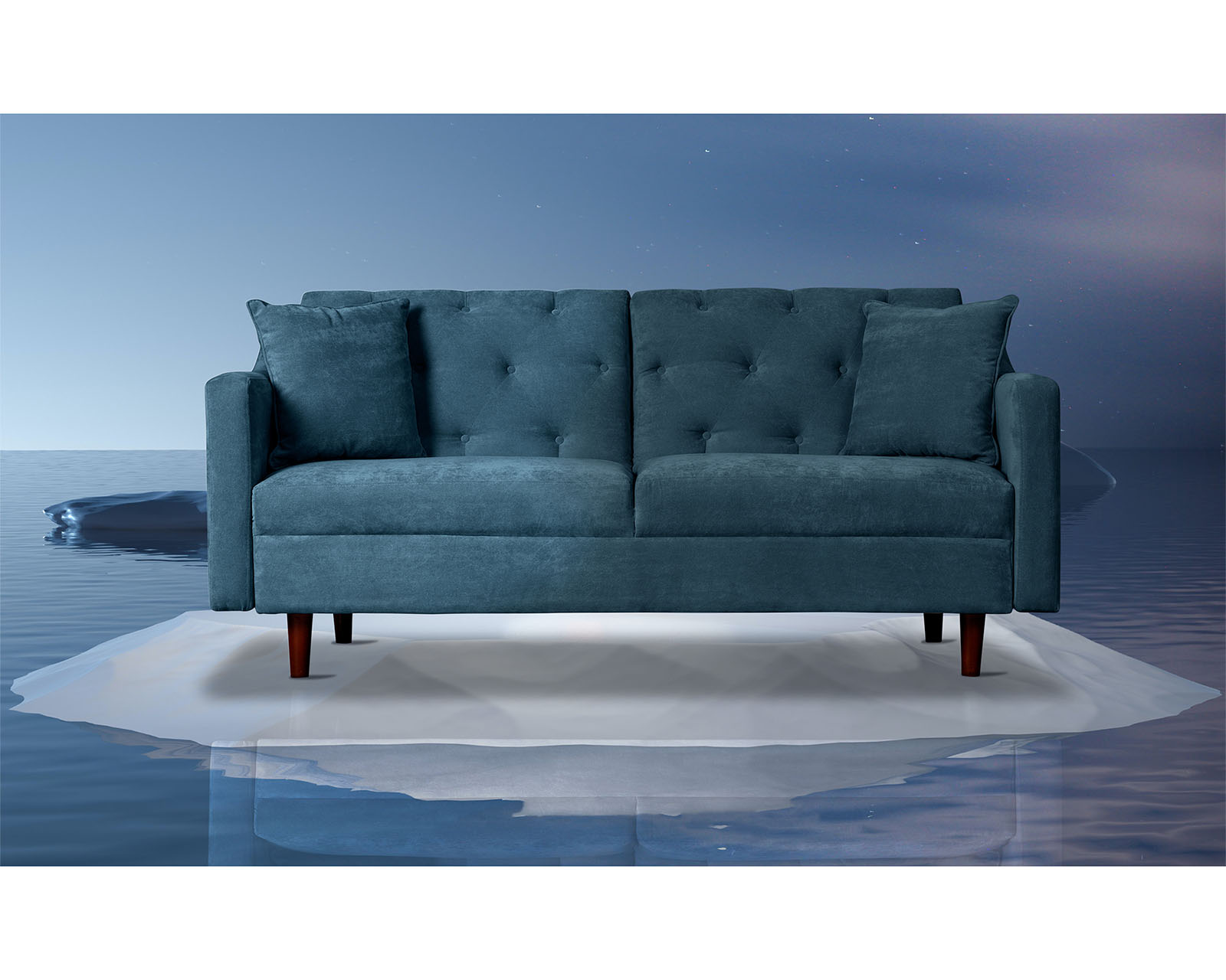 Foto 6 pulgar | Sofá Cama Makora Jagger Verde Olivo con Tecnología Beehive Airflex Foam