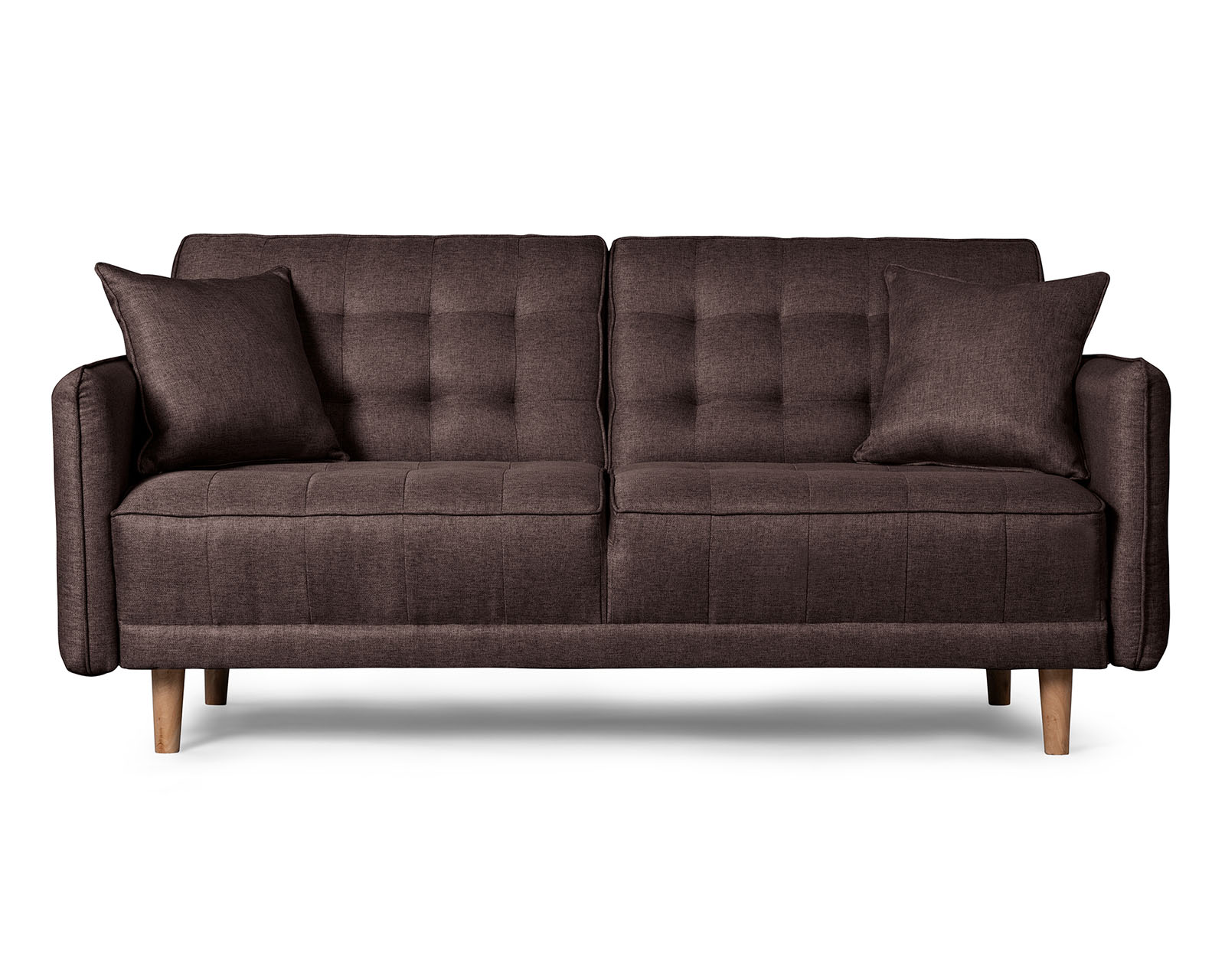 Foto 1 | Sofá Cama Makora Prince Marrón con Tecnología Beehive Airflex Foam