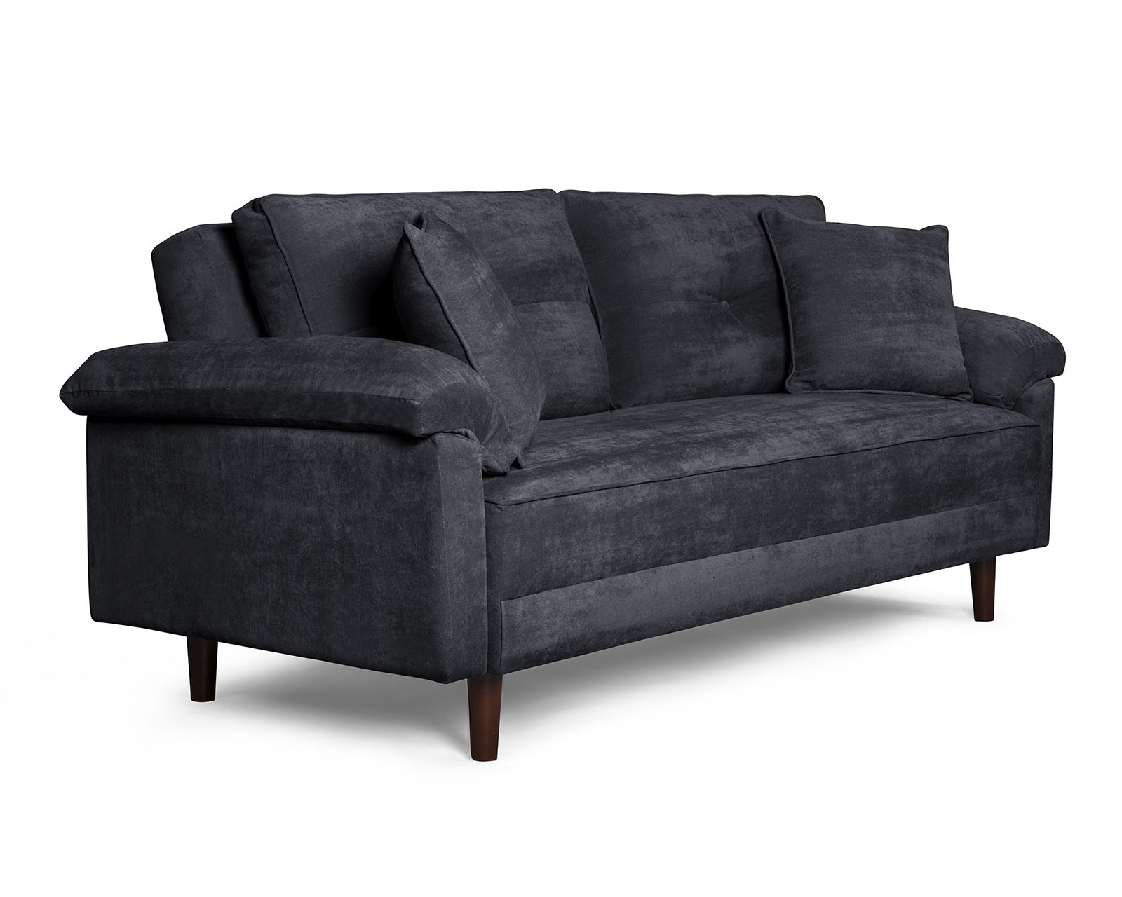 Foto 4 pulgar | Sofá Cama Makora Branson Gris Oxford con Tecnología Beehive Airflex Foam