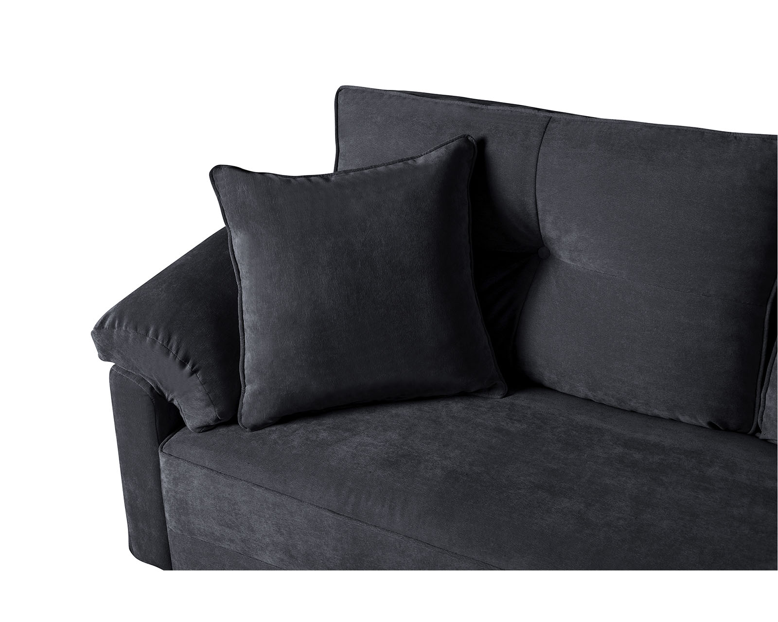 Foto 6 pulgar | Sofá Cama Makora Branson Gris Oxford con Tecnología Beehive Airflex Foam