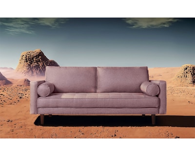 Foto 2 | Sofá Cama Makora Salim Palo de Rosa con Tecnología Beehive Airflex Foam