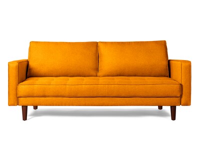 Foto 1 | Sofá Cama Makora Salim Mostaza con Tecnología Beehive Airflex Foam