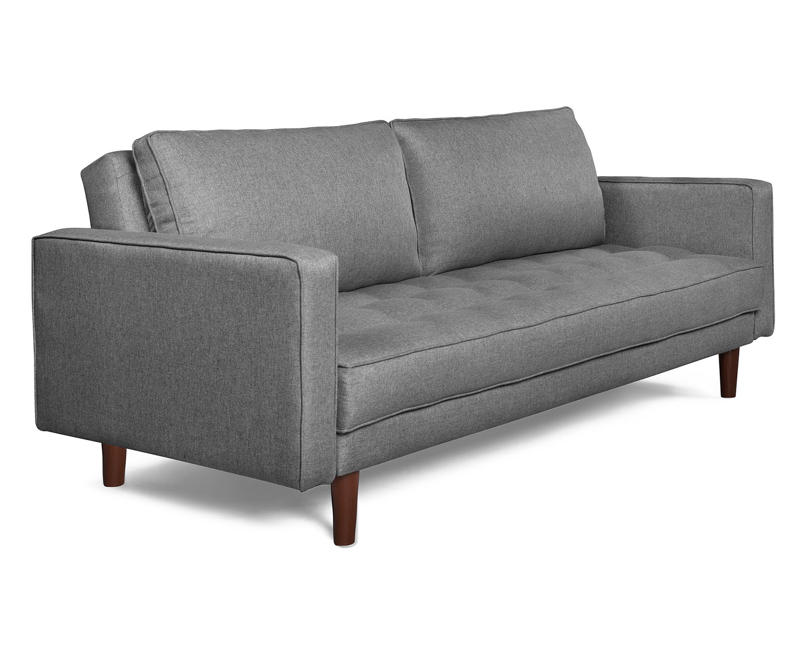 Foto 3 | Sofá Cama Makora Salim Gris Claro con Tecnología Beehive Airflex Foam