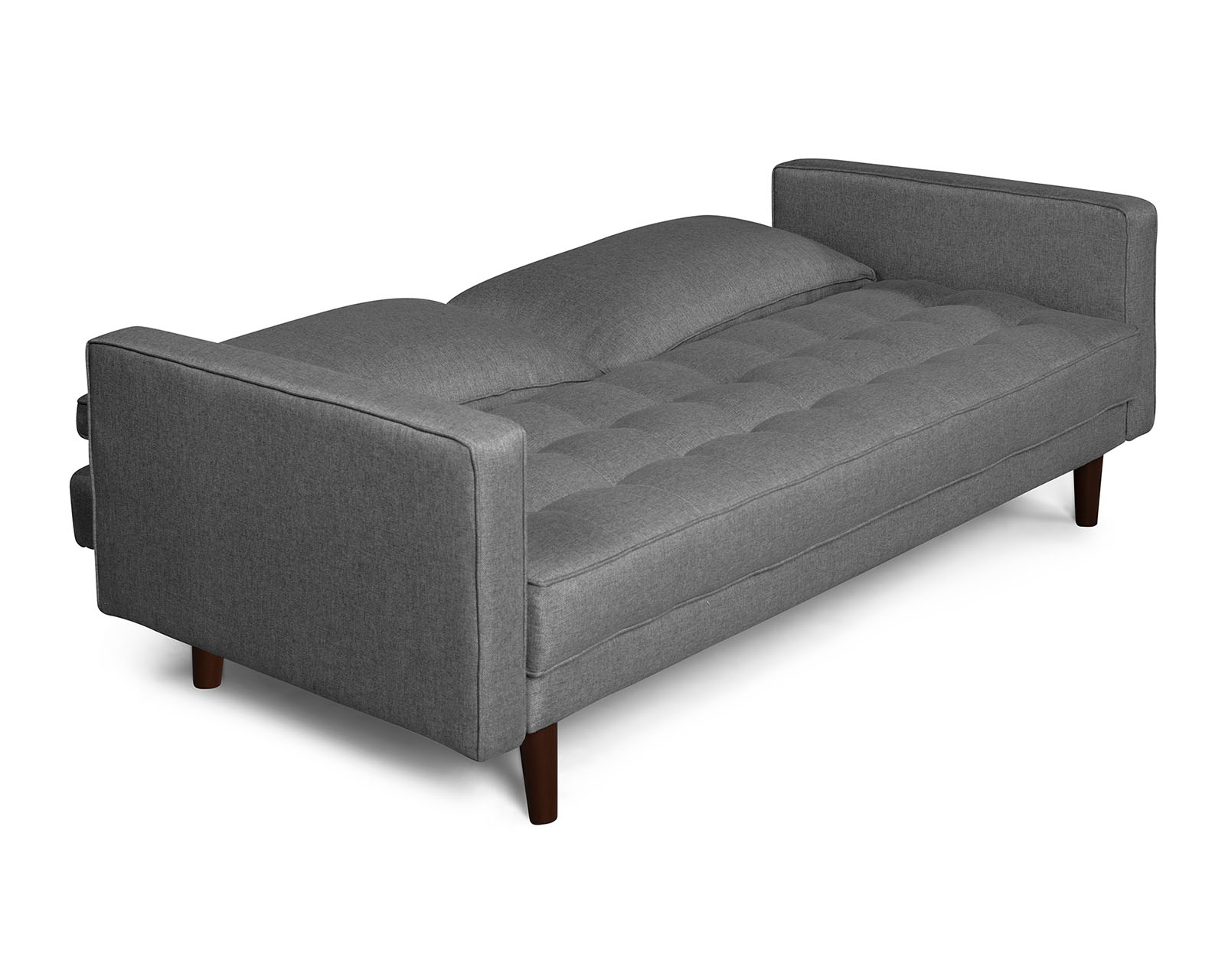 Foto 5 pulgar | Sofá Cama Makora Salim Gris Claro con Tecnología Beehive Airflex Foam