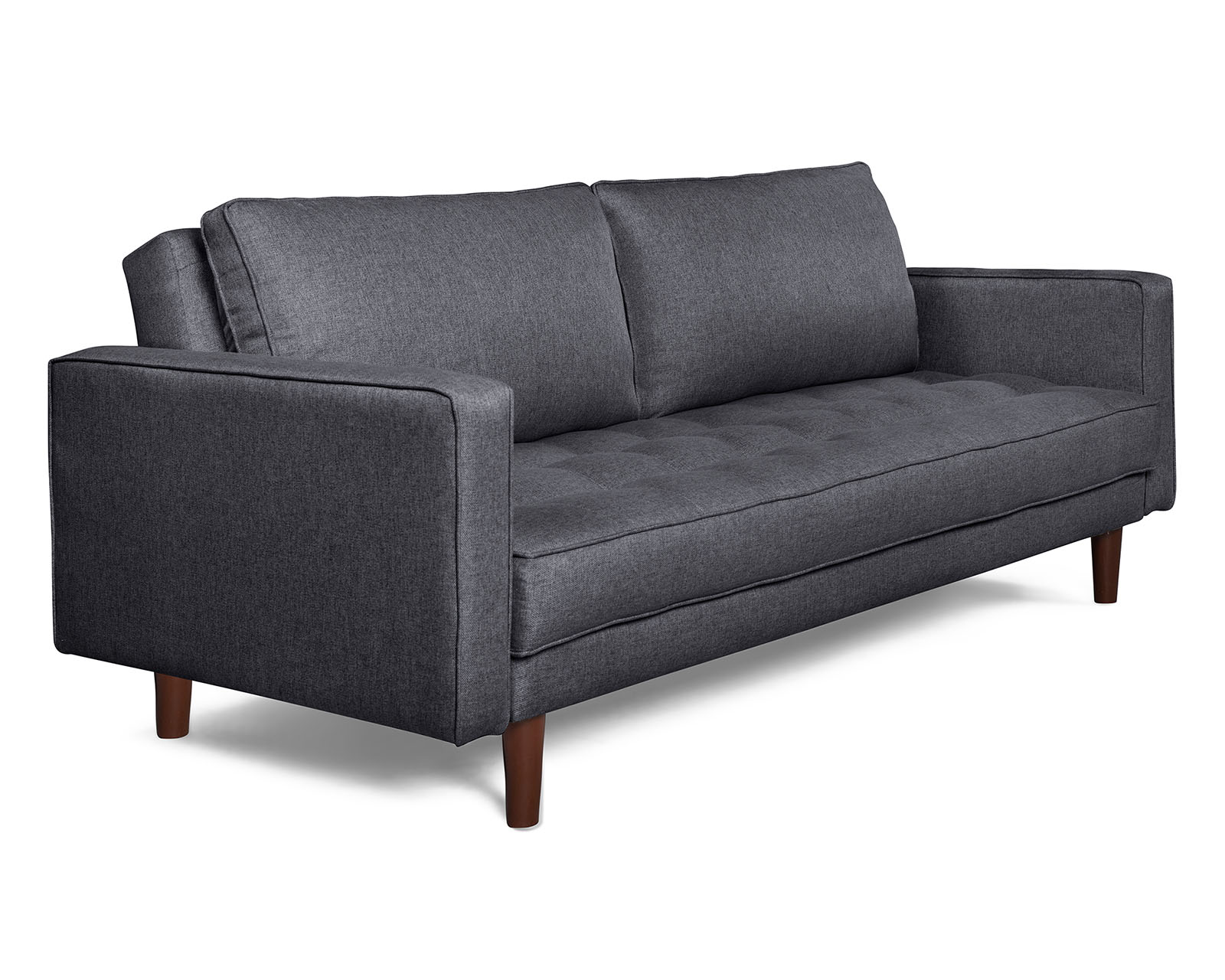 Foto 4 pulgar | Sofá Cama Makora Salim Gris Oxford con Tecnología Beehive Airflex Foam