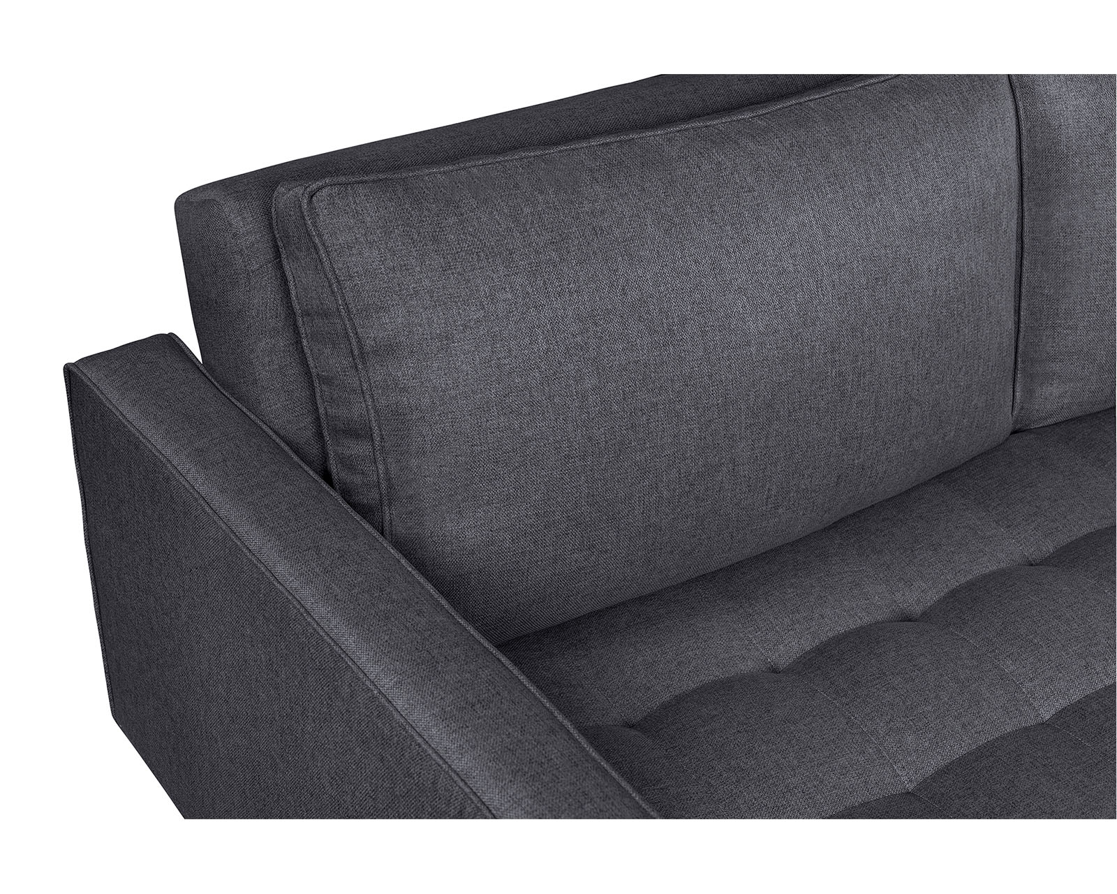 Foto 6 pulgar | Sofá Cama Makora Salim Gris Oxford con Tecnología Beehive Airflex Foam
