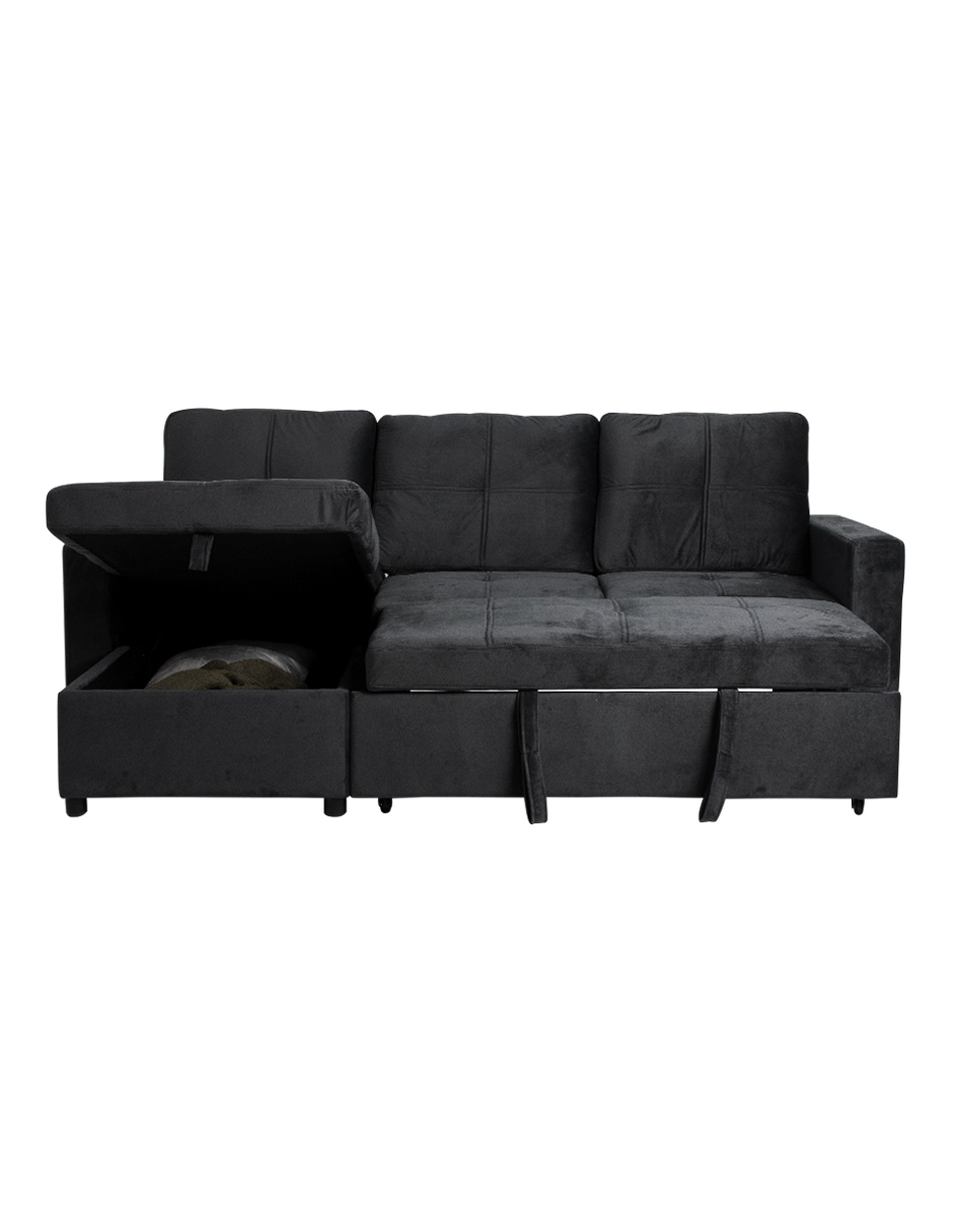 Foto 2 pulgar | Sofá Cama Tribeca Gris Oxford Velvet