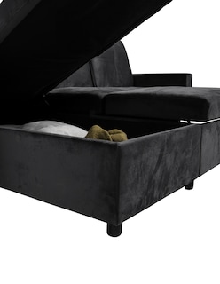 Foto 2 | Sofá Cama Tribeca Gris Oxford Velvet