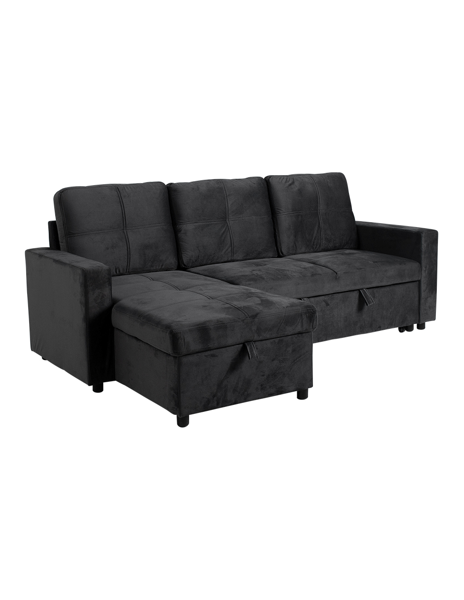 Foto 4 pulgar | Sofá Cama Tribeca Gris Oxford Velvet