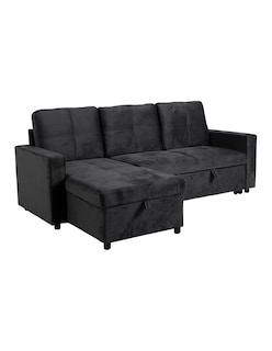 Foto 3 | Sofá Cama Tribeca Gris Oxford Velvet