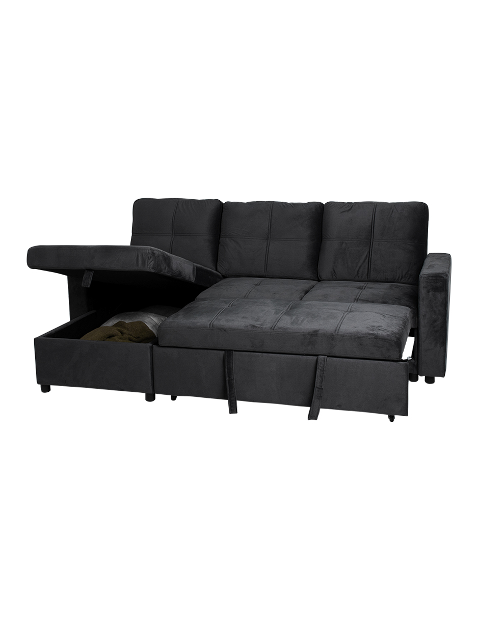 Foto 5 pulgar | Sofá Cama Tribeca Gris Oxford Velvet