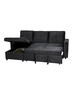 Foto 4 | Sofá Cama Tribeca Gris Oxford Velvet