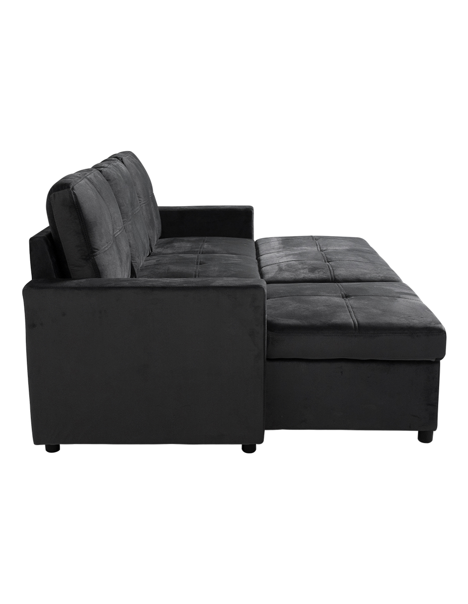 Foto 6 pulgar | Sofá Cama Tribeca Gris Oxford Velvet