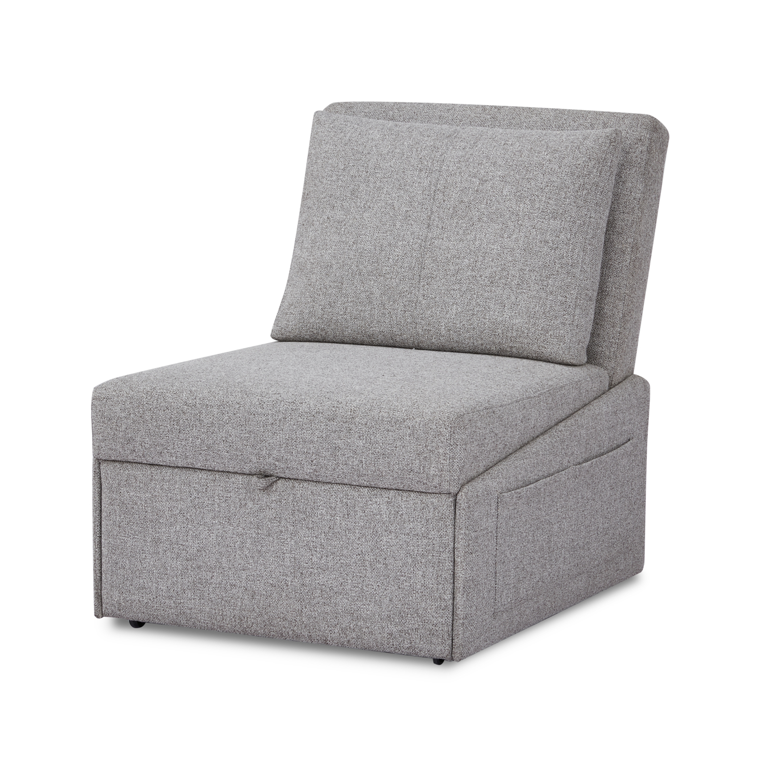 Sofá Cama Futón Plegable Reclinable Acolchonado Extraíble Eke Life Home Gris