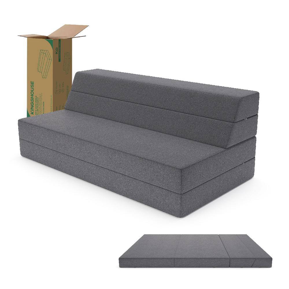Sofá Cama Sillón Plegable Matrimonial 2 En 1 Colchón Sala