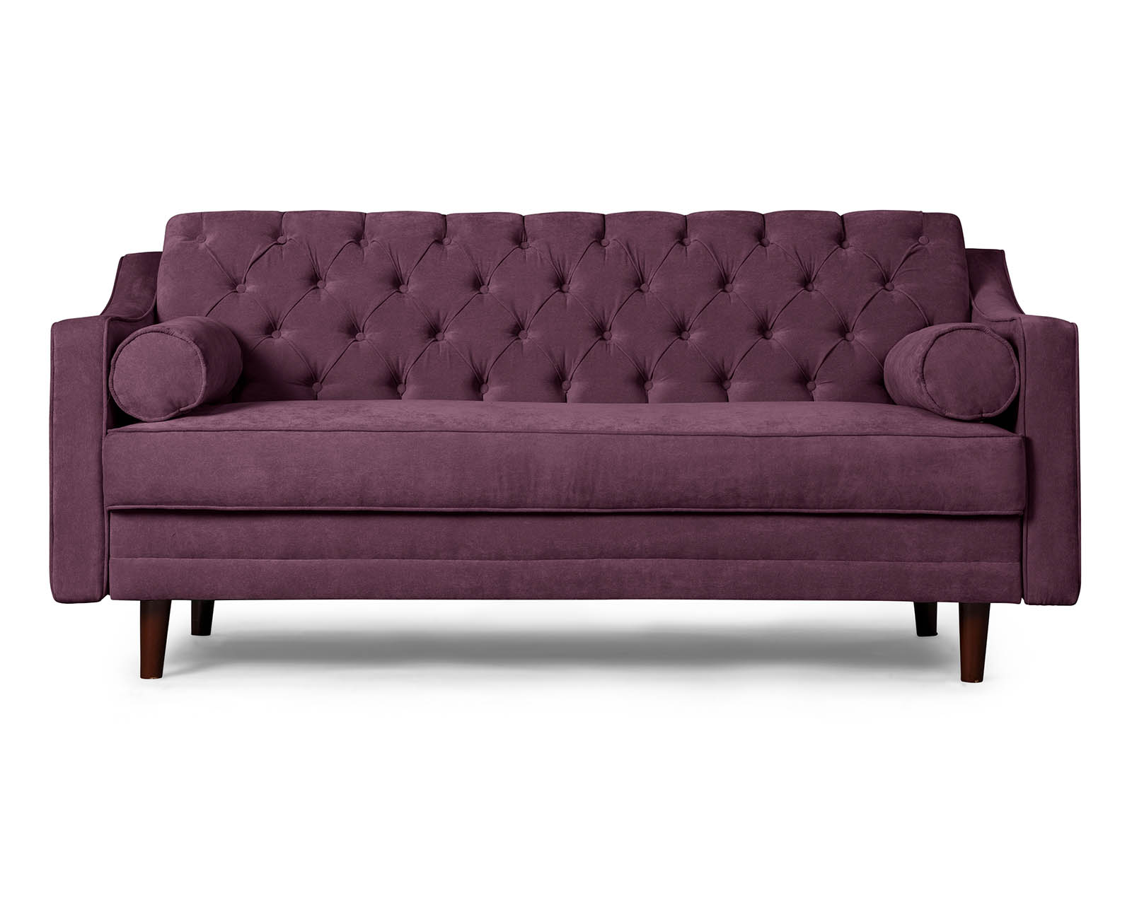 Sofá Cama Makora Ilios de Velvet Morado