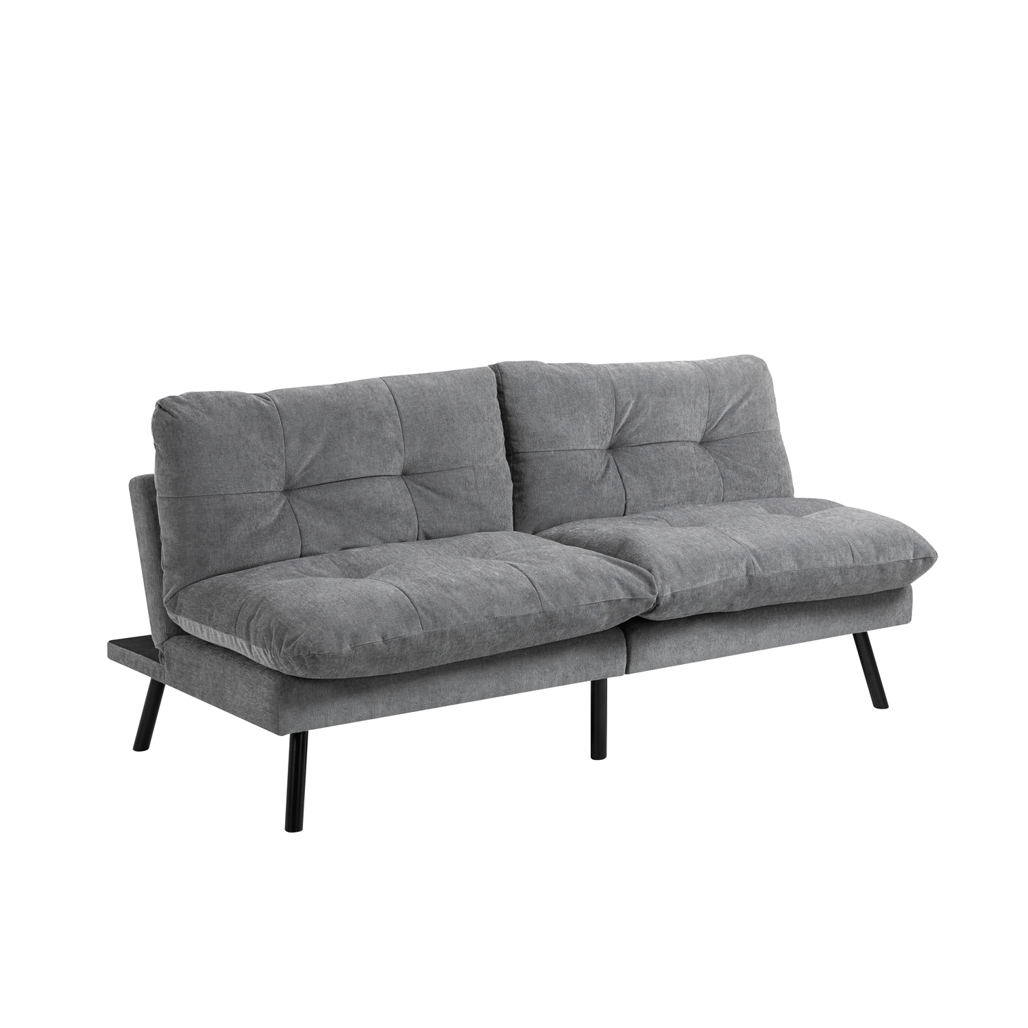 Sofá Cama de 2 Plazas Homemake Barm Gris