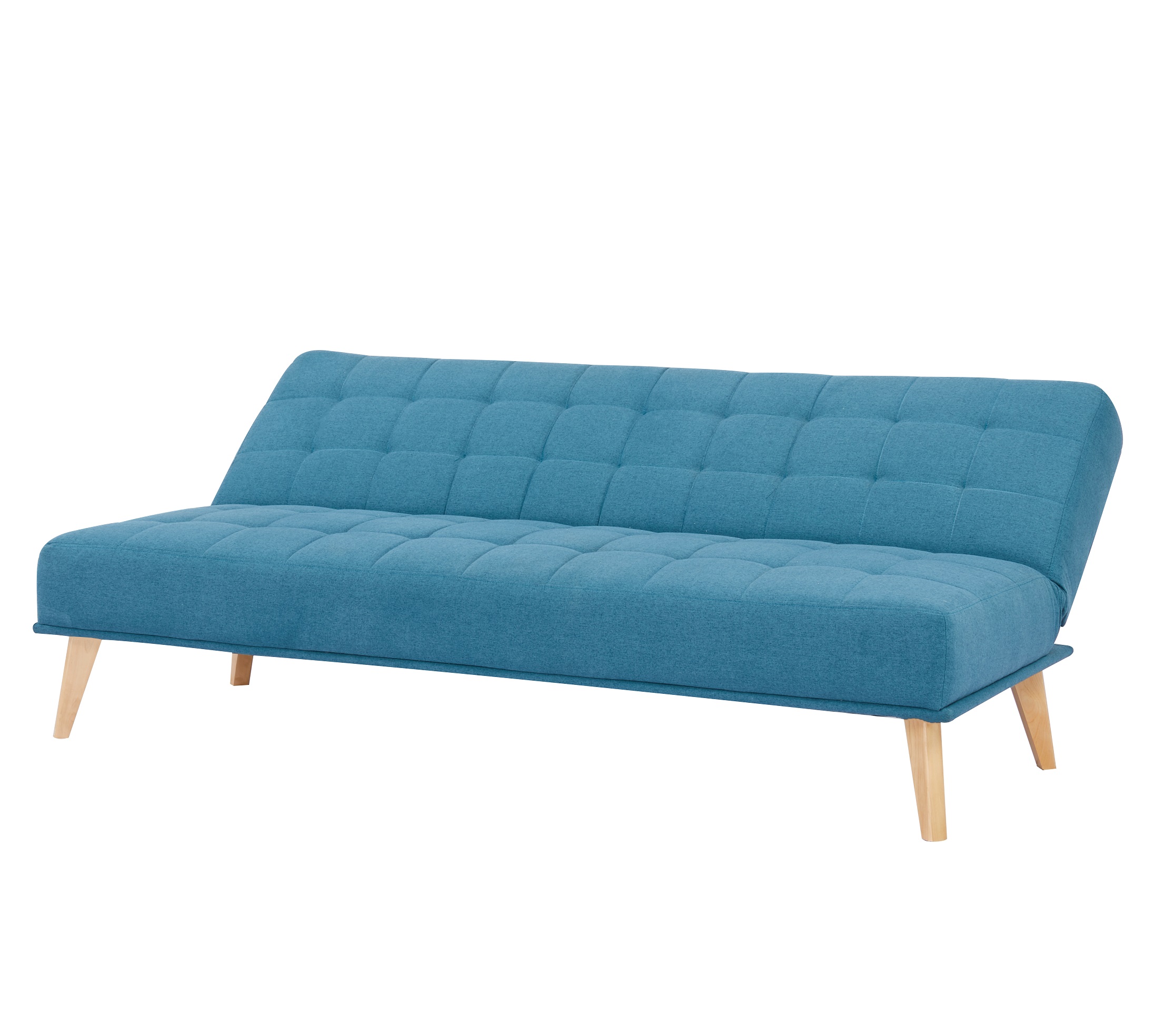 Foto 4 pulgar | Sofá Cama Futón Sillón Sala Reclinable Acolchonado Queen Eke color Azul