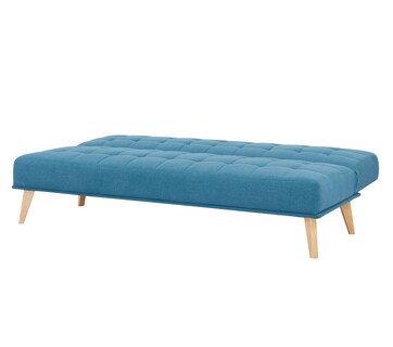 Foto 4 | Sofá Cama Futón Sillón Sala Reclinable Acolchonado Queen Eke color Azul