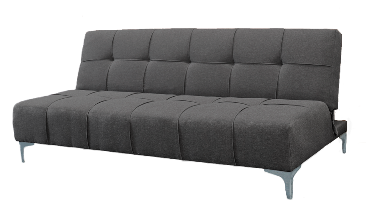 Foto 4 pulgar | Sofa Cama Reclinable El Bazar Store New York Gris Oxford , Futon 3 Posiciones, Sala