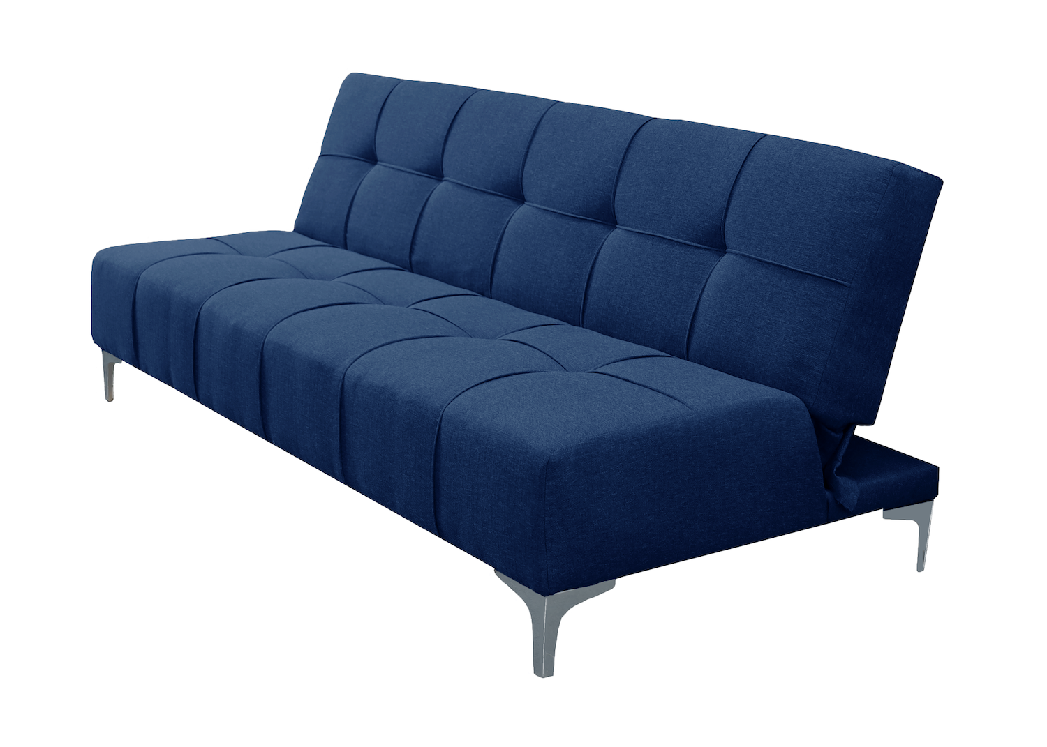 Foto 2 pulgar | Sofa Cama Reclinable El Bazar Store New York Azul Marino, Futon 3 Posiciones, Sala, Love Seat