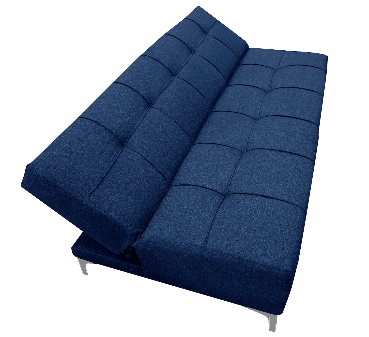 Foto 6 pulgar | Sofa Cama Reclinable El Bazar Store New York Azul Marino, Futon 3 Posiciones, Sala, Love Seat