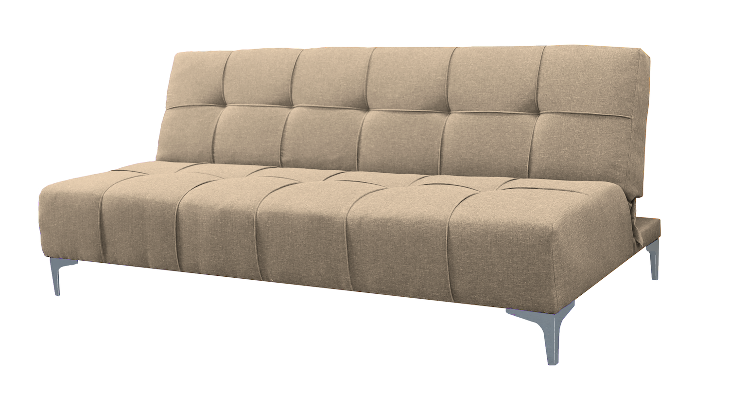 Foto 4 pulgar | Sofa Cama Reclinable El Bazar Store New York Beige , Futon 3 Posiciones, Sala, Love Seat