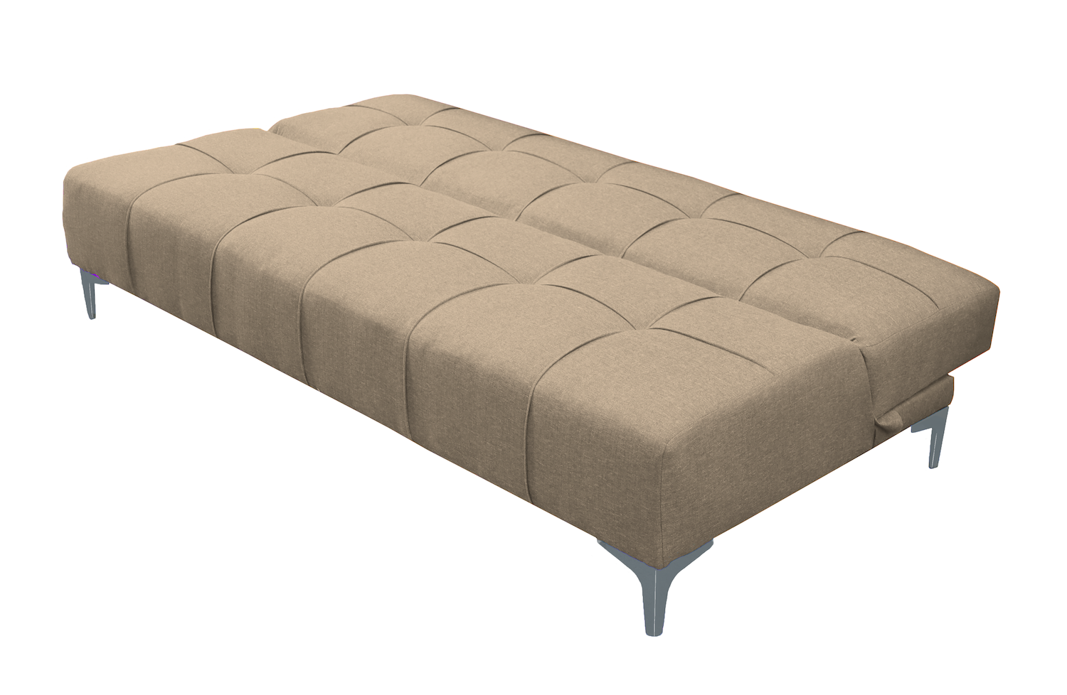 Foto 7 pulgar | Sofa Cama Reclinable El Bazar Store New York Beige , Futon 3 Posiciones, Sala, Love Seat