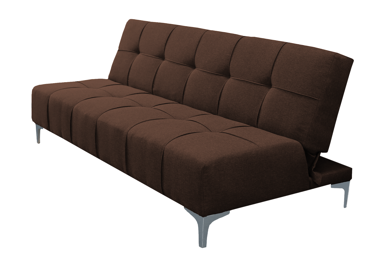 Foto 2 pulgar | Sofa Cama Reclinable El Bazar Store New York Chocolate , Futon 3 Posiciones, Sala, Love Seat