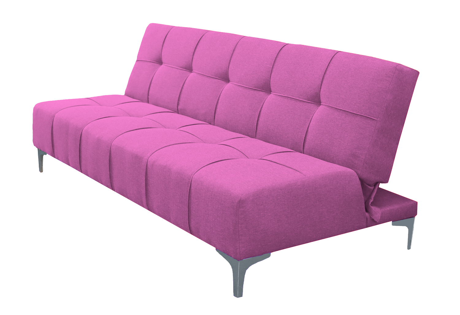 Foto 2 pulgar | Sofa Cama Reclinable El Bazar Store New York Rosa , Futon 3 Posiciones, Sala, Love Seat