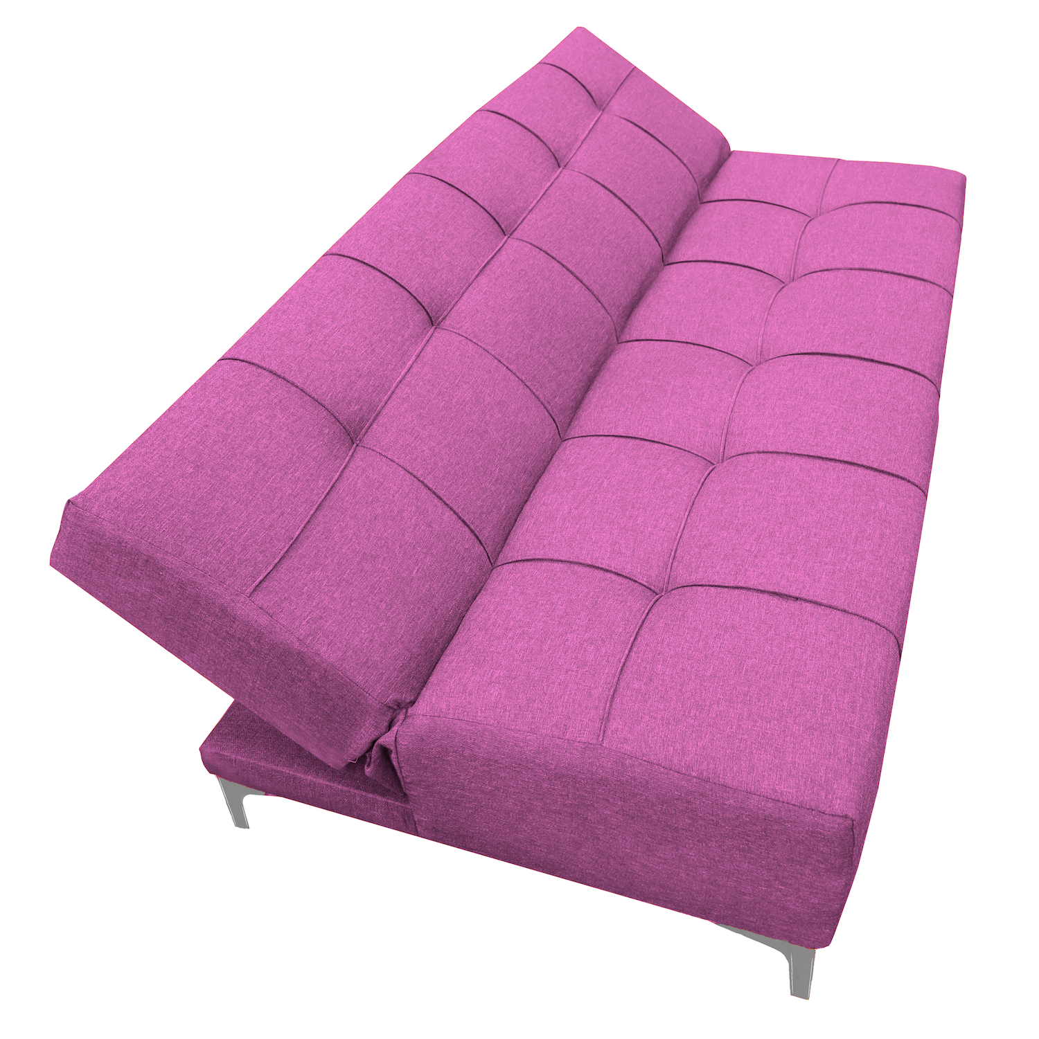 Foto 6 pulgar | Sofa Cama Reclinable El Bazar Store New York Rosa , Futon 3 Posiciones, Sala, Love Seat