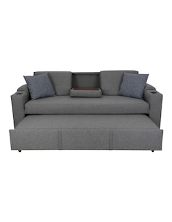 Foto 1 | Sofá Cama Easy Living Milán Gris con Mesa Plegable y Portavasos